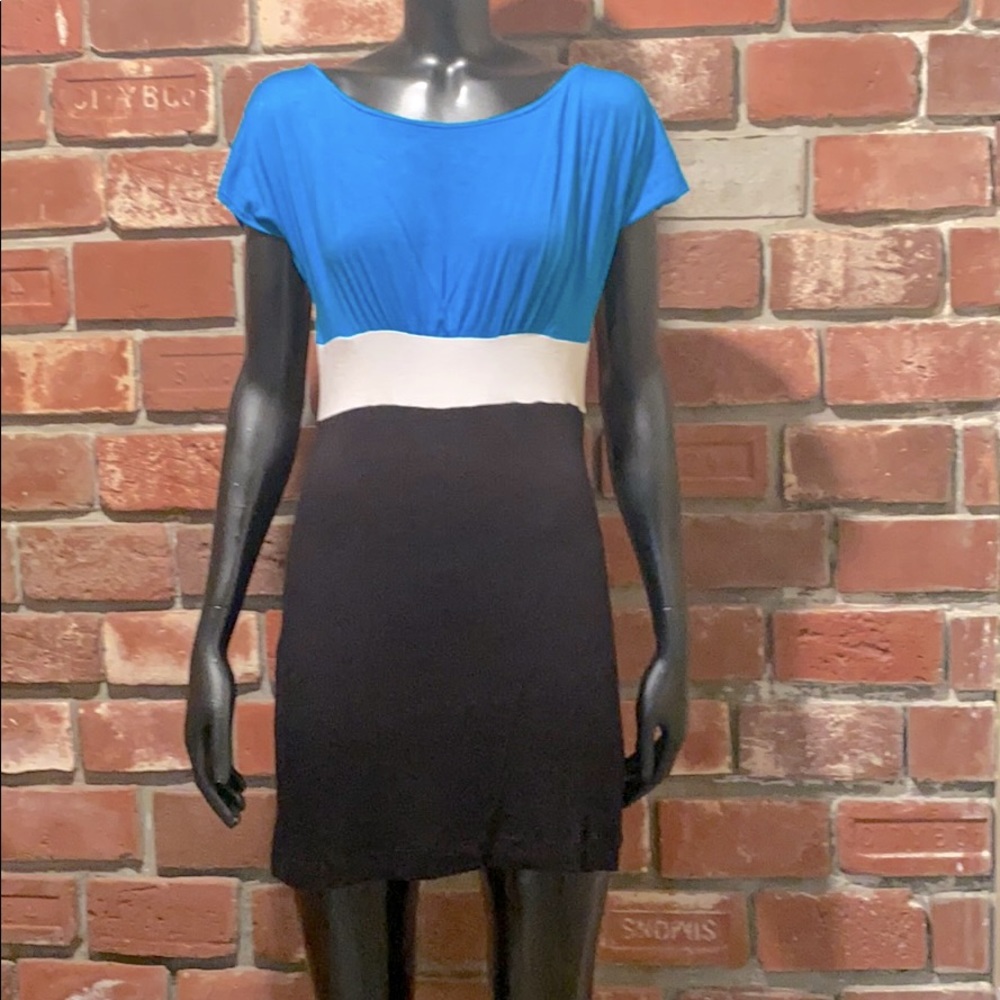 Twenty-One Three-Tone Dress